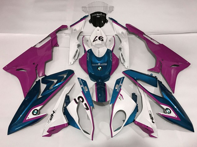 09-14 Alienígena Azul & Blanco S1000RR Carenado 09-14 Alienígena Azul & Blanco S1000RR Carenado