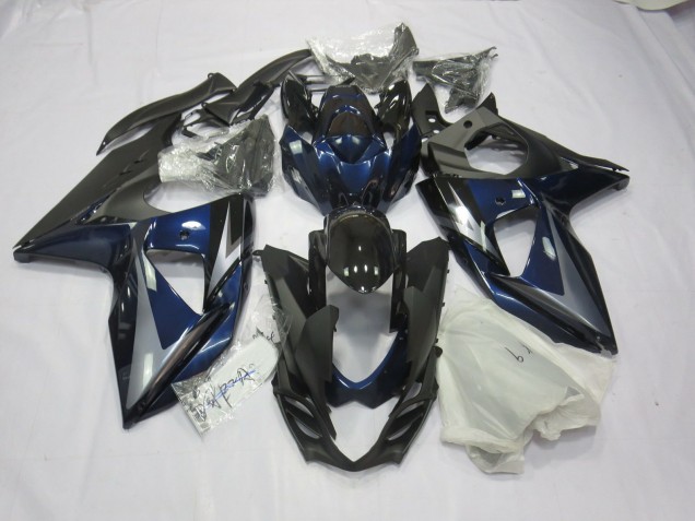09-16 Azul Plata & Negro GSXR 1000 Carenado 09-16 Azul Plata & Negro GSXR 1000 Carenado