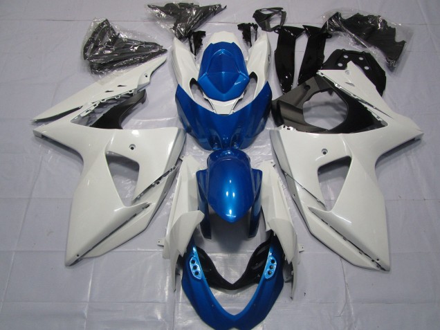 09-16 Blanco & Azul GSXR 1000 Carenado 09-16 Blanco & Azul GSXR 1000 Carenado