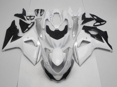09-16 Blanco Brillo & Plata GSXR 1000 Carenado