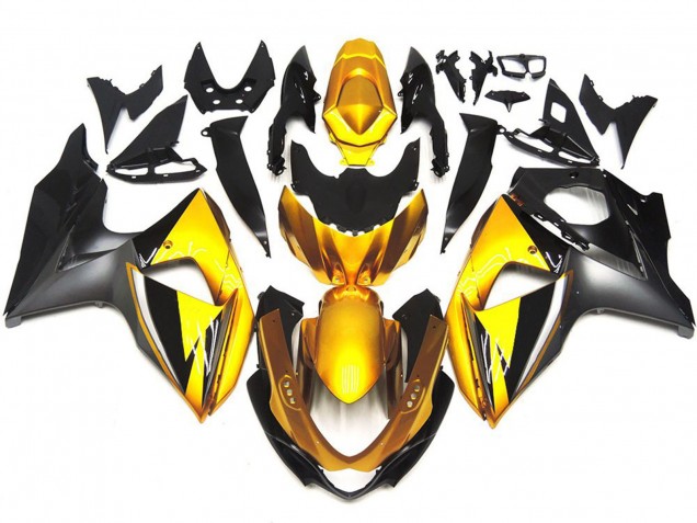 09-16 Estilo Dorado & Gris OEM Personalizado GSXR 1000 Carenado 09-16 Estilo Dorado & Gris OEM Personalizado GSXR 1000 Carenado