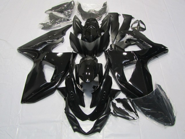 09-16 Negro Brillante GSXR 1000 Carenado 09-16 Negro Brillante GSXR 1000 Carenado