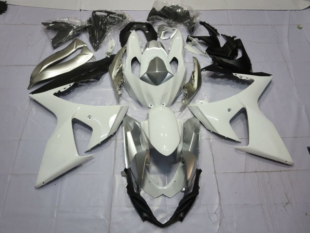 09-16 Plata & Blanco GSXR 1000 Carenado 09-16 Plata & Blanco GSXR 1000 Carenado