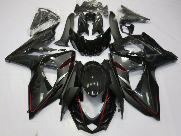 09-16 Plata Negro & Rojo GSXR 1000 Carenado 09-16 Plata Negro & Rojo GSXR 1000 Carenado