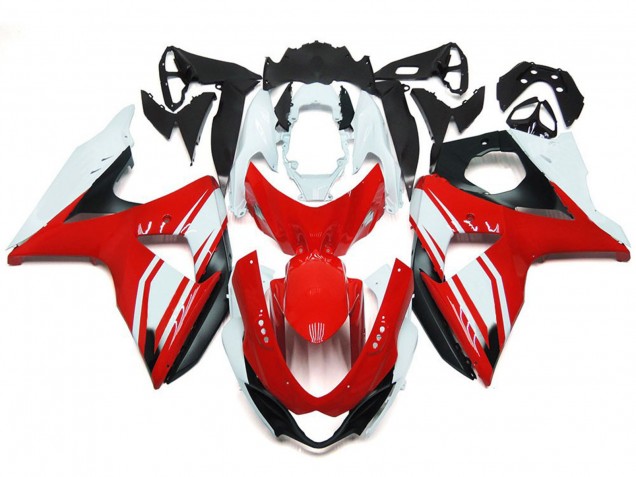 09-16 Rojo Brillante Con Estilo Negro GSXR 1000 Carenado 09-16 Rojo Brillante Con Estilo Negro GSXR 1000 Carenado