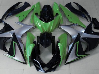 09-16 Verde Plata & Negro GSXR 1000 Carenado