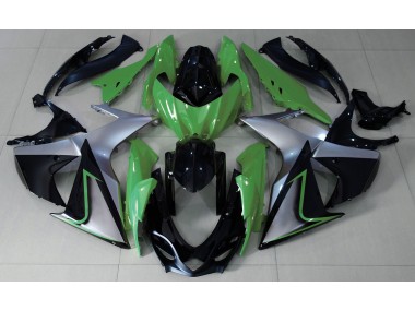 09-16 Verde Plata & Negro GSXR 1000 Carenado
