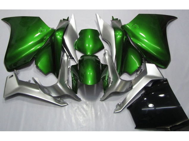 10-13 Verde Intenso & Plateado VFR1200 Carenado 10-13 Verde Intenso & Plateado VFR1200 Carenado