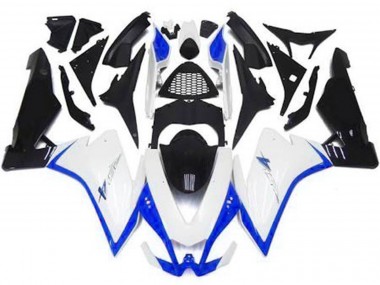 10-15 Blanco Brillante & Azul RSV4 1000 Carenado