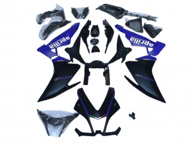 10-15 Negro Mate & Azul RSV4 1000 Carenado