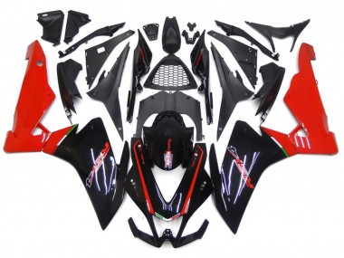 10-15 Rojo & Negro RSV4 1000 Carenado