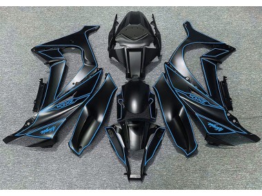 11-15 Forro Negro Mate & Azul ZX10R Carenado