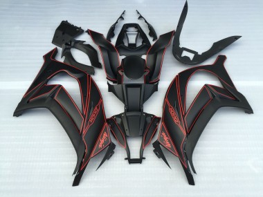 11-15 Negro Mate & Rojo ZX10R Carenado
