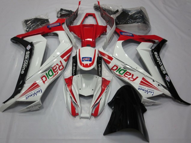 11-15 Rojo Blanco Negro ZX10R Carenado 11-15 Rojo Blanco Negro ZX10R Carenado
