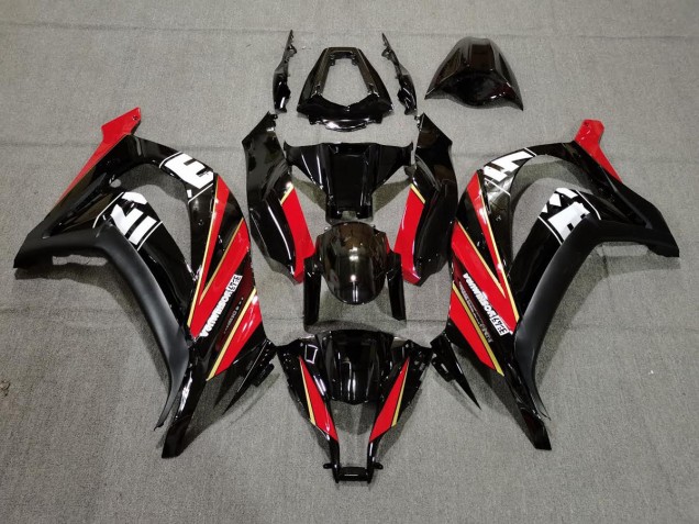 11-15 Rojo Negro Blanco Especial ZX10R Carenado 11-15 Rojo Negro Blanco Especial ZX10R Carenado