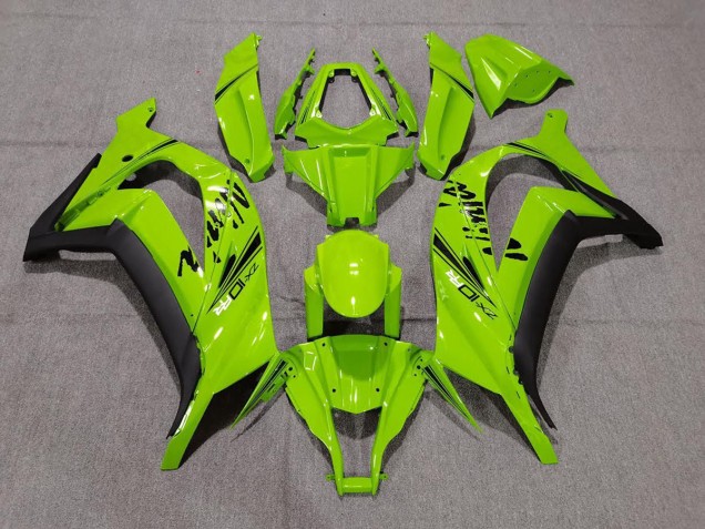 11-15 Verde Brillante & Negro ZX10R Carenado 11-15 Verde Brillante & Negro ZX10R Carenado
