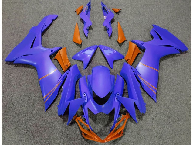 11-24 Azul Océano Mate & Naranja GSXR 600-750 Carenado 11-24 Azul Océano Mate & Naranja GSXR 600-750 Carenado