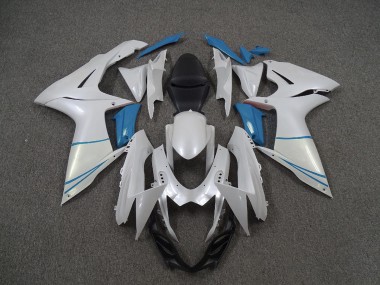 11-24 Blanco Perla & Azul Claro GSXR 600-750 Carenado