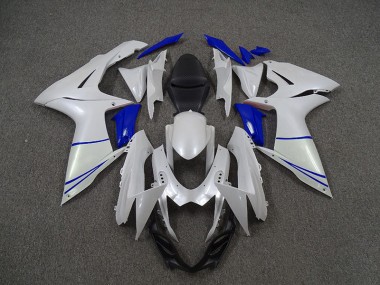 11-24 Blanco Perla & Azul Oscuro GSXR 600-750 Carenado