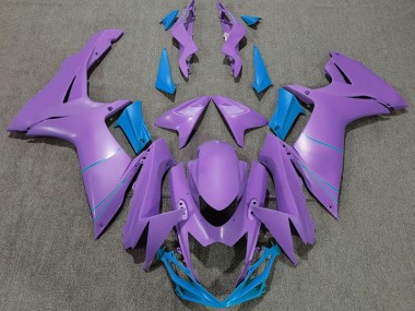 11-24 Morado Mate & Azul GSXR 600-750 Carenado