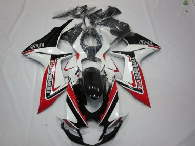 11-24 Rojo Blanco & Negro GSXR 600-750 Carenado