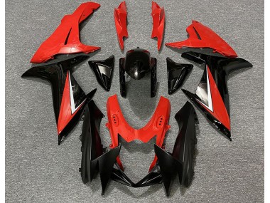 11-24 Rojo Brillante & Negro GSXR 600-750 Carenado