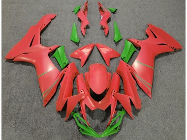 11-24 Rojo Pomelo Mate & Verde GSXR 600-750 Carenado