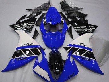 12-14 Azul Brillante Blanco & Negro R1 Carenado