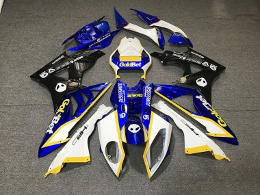 12-16 Blanco Brillante & Azul CBR1000RR Carenado