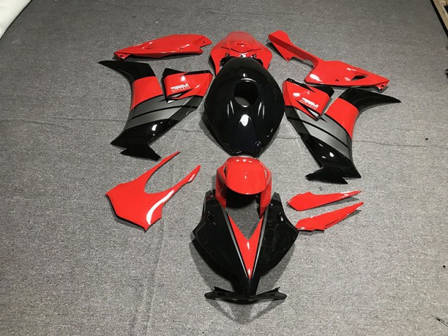 12-16 Negro Brillante Rojo / Gris CBR1000RR Carenado 12-16 Negro Brillante Rojo / Gris CBR1000RR Carenado