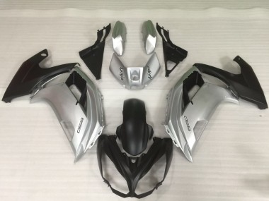 12-16 Plata & Negro Ninja 650R Carenado