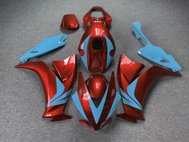 12-16 Rojo Brillante & Azul Claro CBR1000RR Carenado