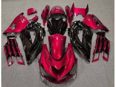 12-21 Rojo Brillante & Negro ZX14R Carenado