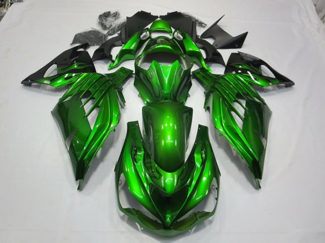 12-21 Verde Negro ZX14R Carenado 12-21 Verde Negro ZX14R Carenado