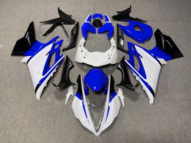 13-16 Blanco Brillante & Azul Daytona 675 Carenado