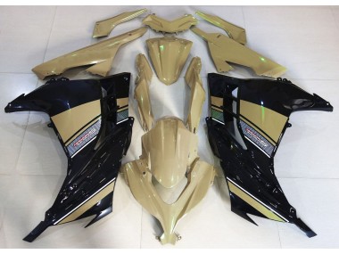 13-18 Bronceado Del Desierto & Negro Ninja 300 Carenado