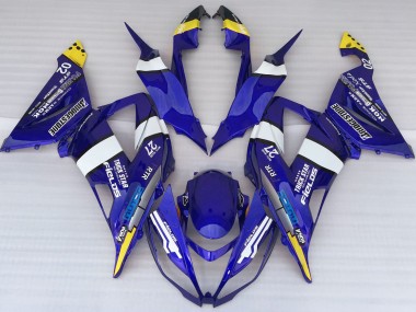 13-18 Estilo Azul ZX6R Carenado