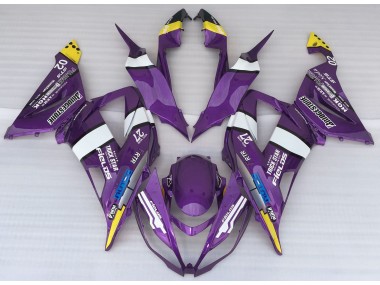 13-18 Estilo De Logotipo Morado ZX6R Carenado
