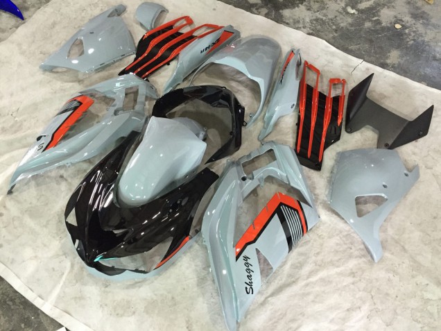 13-18 Nardo & Naranja Shaggy ZX6R Carenado 13-18 Nardo & Naranja Shaggy ZX6R Carenado