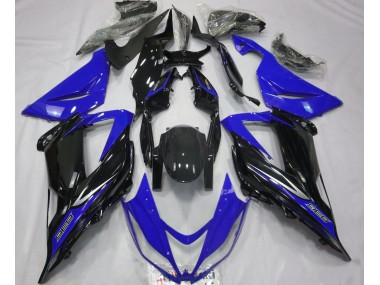 13-18 Negro & Azul ZX6R Carenado