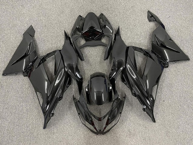 13-18 Negro Brillante Liso ZX6R Carenado 13-18 Negro Brillante Liso ZX6R Carenado