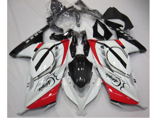13-18 Rojo & Blanco Ninja 300 Carenado 13-18 Rojo & Blanco Ninja 300 Carenado