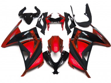 13-18 Rojo Brillante Ninja 300 Carenado