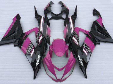 13-18 Rosa Brillante & Negro ZX6R Carenado