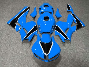 13-23 Azul Claro Brillante & Negro CBR600RR Carenado