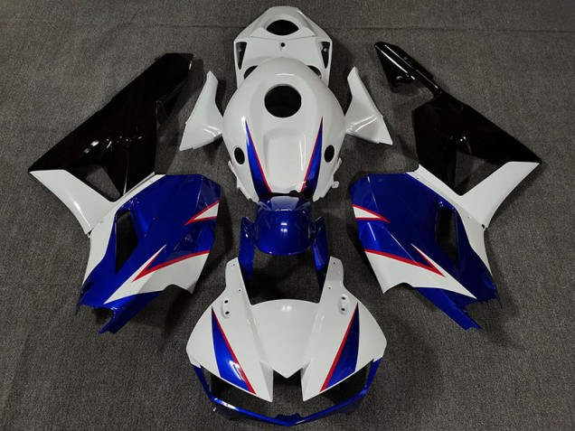 13-23 Blanco Brillante & Azul Intenso CBR600RR Carenado 13-23 Blanco Brillante & Azul Intenso CBR600RR Carenado