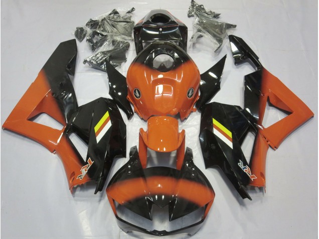 13-23 Desvanecimiento Naranja Brillante & Negro CBR600RR Carenado 13-23 Desvanecimiento Naranja Brillante & Negro CBR600RR Carenado