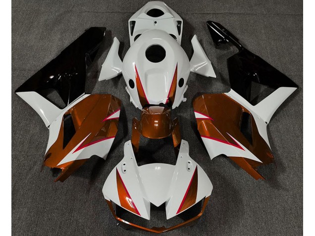 13-23 Naranja Brillante Blanco & Rojo CBR600RR Carenado