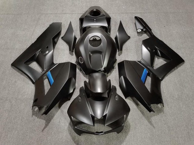 13-23 Negro Mate & Azul Claro CBR600RR Carenado 13-23 Negro Mate & Azul Claro CBR600RR Carenado