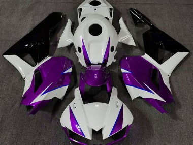 13-23 Púrpura Brillante Blanco & Azul CBR600RR Carenado